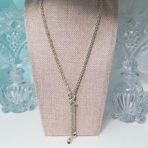 SS Byzantine lariat Y necklace